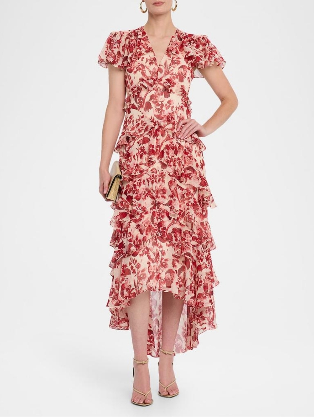 Cinq A Sept Floral Ribbons Tatum Dress